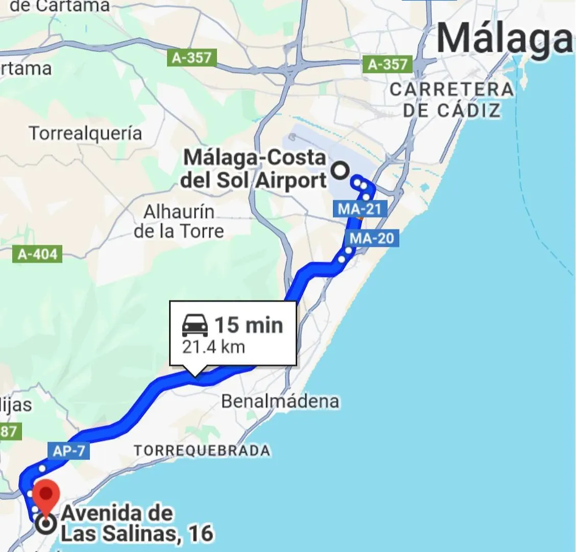 Apartment Las Salinas Boliches Фуэнхирола